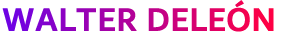Walter Deleón artista multifacético argentino
